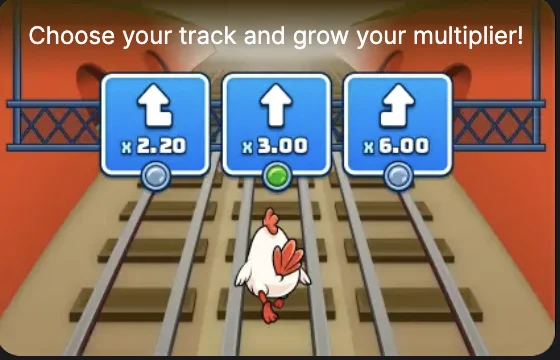 Track selection with multiplier options
